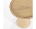 Bijzettafel Leia 46x46cm - naturel | Eleonora