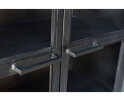Metalen kast Rough | 2 deuren met glas (80x40x120 cm) | Slechts € 549 | Meubelplaats.nl