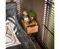 Nachtkastje Flat acacia small - naturel