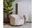 Fauteuil Castro draaibaar stof Haga 23 Pearl