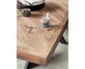 Masterpiece eettafel Einstein teakhout visgraat 220x100 cm