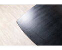 Eettafel Florence mangohout Deens ovaal 180x100 cm - Zwart | Glad