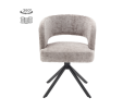 Tower Living Eetkamerstoel Mura draaibaar Chenille - Silver