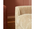 MySofa Teddy U-bank Ribstof - Beige