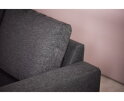 U-bank Westminster 6-zits Antraciet – Hoek Links/Rechts – Stof Dortmund 1115 – 285x285 cm