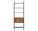 DTP home Lagoon boekenrek teakhout en Mortex naturel / beige - 70 x 35 x 200 cm