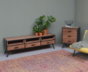 TV-meubel Finn 160 cm van Livingfurn kopen? | Mangohout en metaal