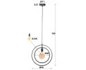 Hanglamp Turn Around | 1 Lamp