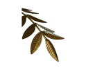 Vloerlamp Palmboom - 60x75x150 - Goud - Metaal