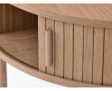 Salontafel Meta rond eikenhout &Oslash;85 CM - Naturel