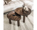 Salontafel M Eclips - Koper antiek finish