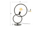 Tafellamp 1L loop - Artic zwart