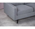 3 seater corner right, fabric Malmo 90, M311 grey