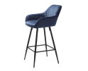 MILTON COUNTER STOOL BLUE VELVET