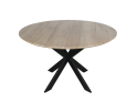 Eiken eettafel Ferris | Rond 110 cm | Naturel
