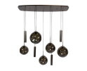 Hanglamp Stellar pendel 5+4L - Sienna bruin