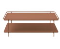 Salontafel Yuba metaal 55X110 CM - Terracotta
