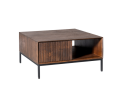 Salontafel Madison Brown | 80 cm | Vierkant