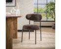 Eetkamerstoel Aiko Japandi - Tissee Cargo bruin - 52x57x81 cm