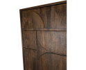 Kast 180 met 3 deuren en 2 open vakken, Dark Walnut - Kaapstad Collection