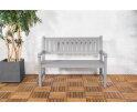 Tuinbank Bordeaux 2-Zits Grenen 125 cm - Grijs