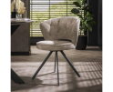 Stoel halfronde rug spring VPE2 - Polo stof taupe