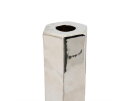 Candle holder Axis large - silver | BY-BOO