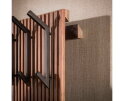 Kapstok Panel hoog 10H - Massief acacia bruin