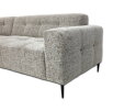Hoekbank Viano Links stof Bella 55 Taupe Grijs gem&ecirc;leerd -  255x200x84 cm - modern