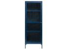 Vitrinekast Bronco tower 160 cm - Blauw