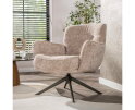 Fauteuil Forza draaibaar - Hoven zand-bruin