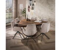 Eettafel Arcadia triangle 165 - Massief acacia bruin
