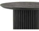 Salontafel Congo rond 90 cm Acacia - Zwart