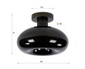 Plafondlamp Soll 1L - Sienna bruin