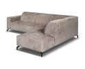 Hoekbank Milena Taupe - Astra 5 &ndash; Ottomane rechts &ndash; 274x210 cm