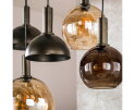 Hanglamp 4+3L Cluster - Sienna brown