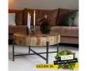 Salontafel Cooper 80 cm - Naturel | Starfurn