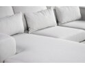 BY-OLAF Hoekbank Borneo met Chaise Longue – links of rechts - Beige Stof Melva 02 – 222x156 cm