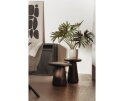 Bijzettafel Asti rond mangohout 60 cm - bruin