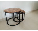 Salontafel set van 3 mangohout