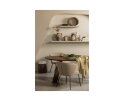 Snore Vaas Keramiek 19cm Bruin - BePureHome