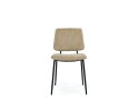 Eetkamerstoel, stof Wave Rib, W520 taupe
