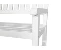 Tuinbank Bordeaux 2-Zits Grenen 125 cm - Wit