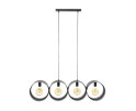 Hanglamp 4L ring geperforeerd - Charcoal