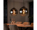 Hanglamp bubble shaded XL 2 lampen - zwart