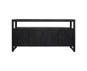 Dressoir Boaz Black | 175 cm