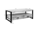 Salontafel Boaz met 4 lades | 120 cm