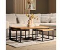 Salontafel Denver | Set van 3 | Rechthoek