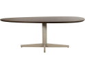 Eetkamertafel 240, organisch, poot Beige, Mango Brown Walnut - Taurus Table Collection