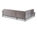 Hoekbank Avani met ottomane Links - Taupe &ndash; 256x188x77 cm &ndash; Modern